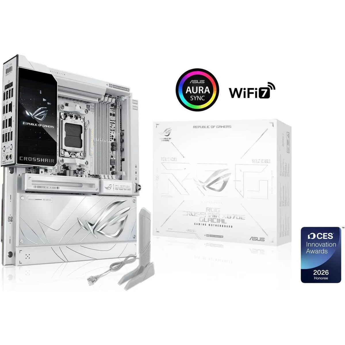 Motherboard ASUS ROG CROSSHAIR X870E GLACIAL Socket AM5 Extended ATX