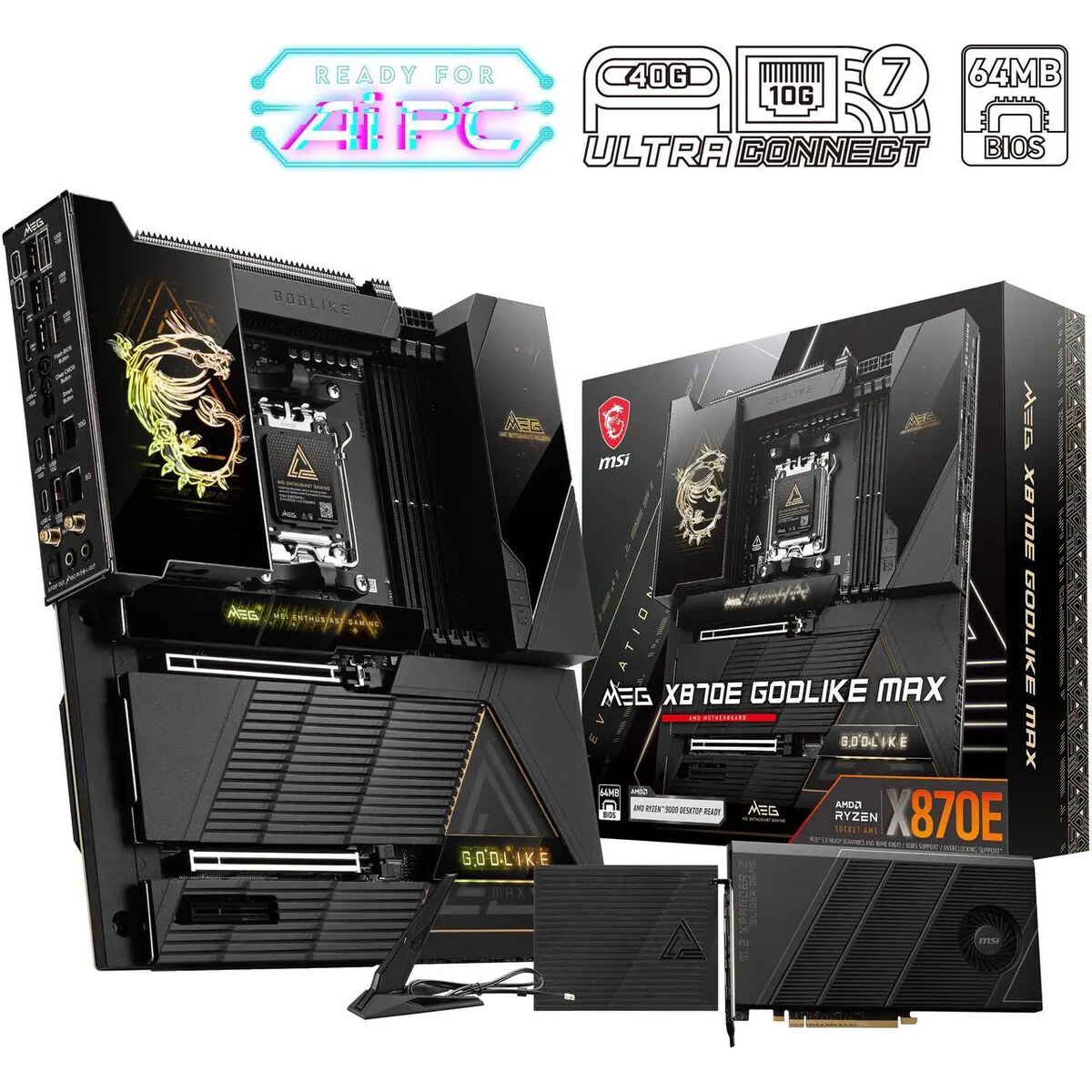 Motherboard MSI MEG X870E GODLIKE MAX Socket AM5 E-ATX