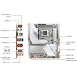 Motherboard GIGABYTE X870 AORUS TACHYON ICE Socket AM5 Extended ATX - Imagen 6