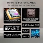 Motherboard GIGABYTE X870E AERO X3D WOOD Socket AM5 ATX - Imagen 8