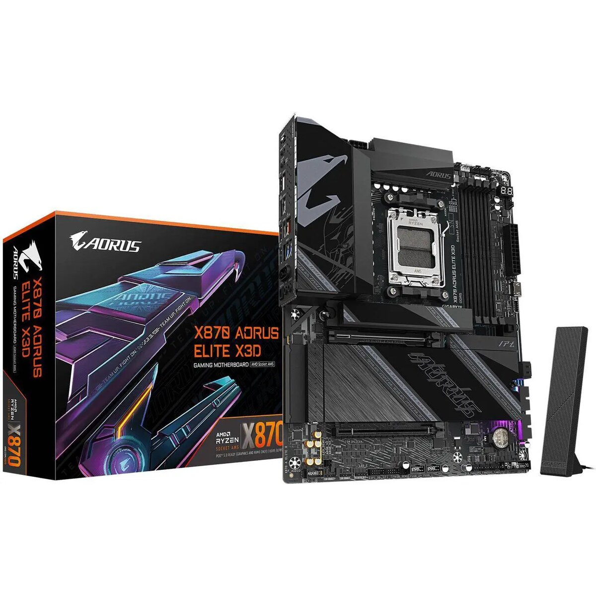 Motherboard GIGABYTE X870 AORUS ELITE X3D Socket AM5 ATX