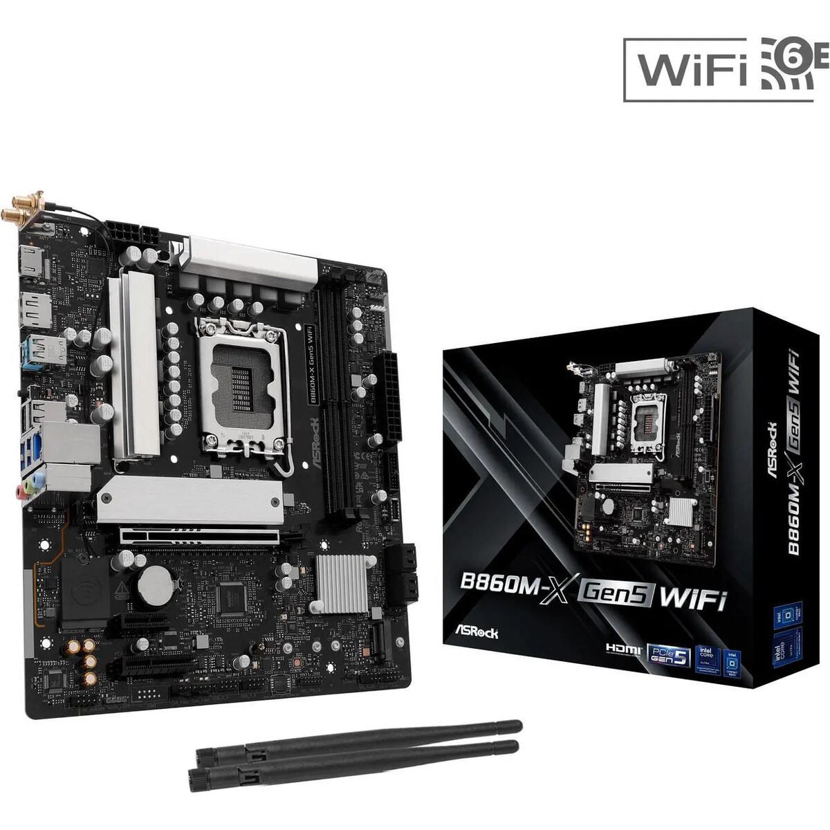Motherboard ASRock B860M-X GEN5 WIFI Socket LGA1851 Micro ATX
