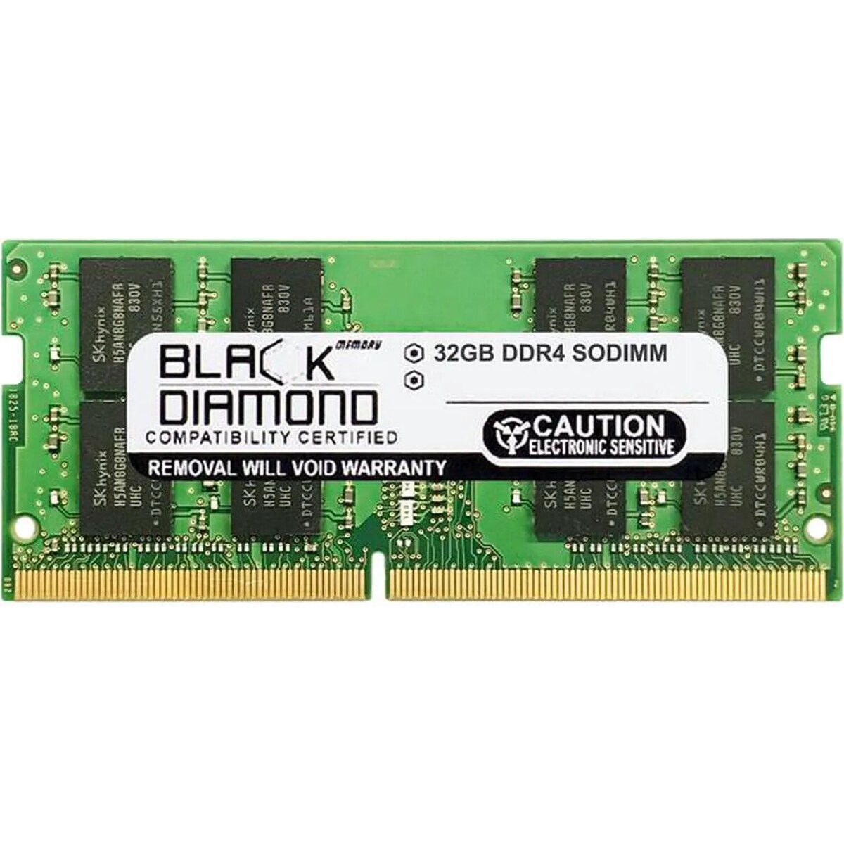 Memoria RAM Laptop Black Diamond Memory BD32G2933MQN28 32GB (1 x 32GB) 260-Pin DDR4 2933 MHz CL21
