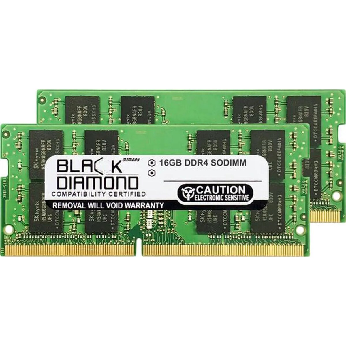 Memoria RAM Laptop Black Diamond Memory BD16GX22666MQN25 32GB (2 x 16GB) 260-Pin DDR4 2666 MHz CL19