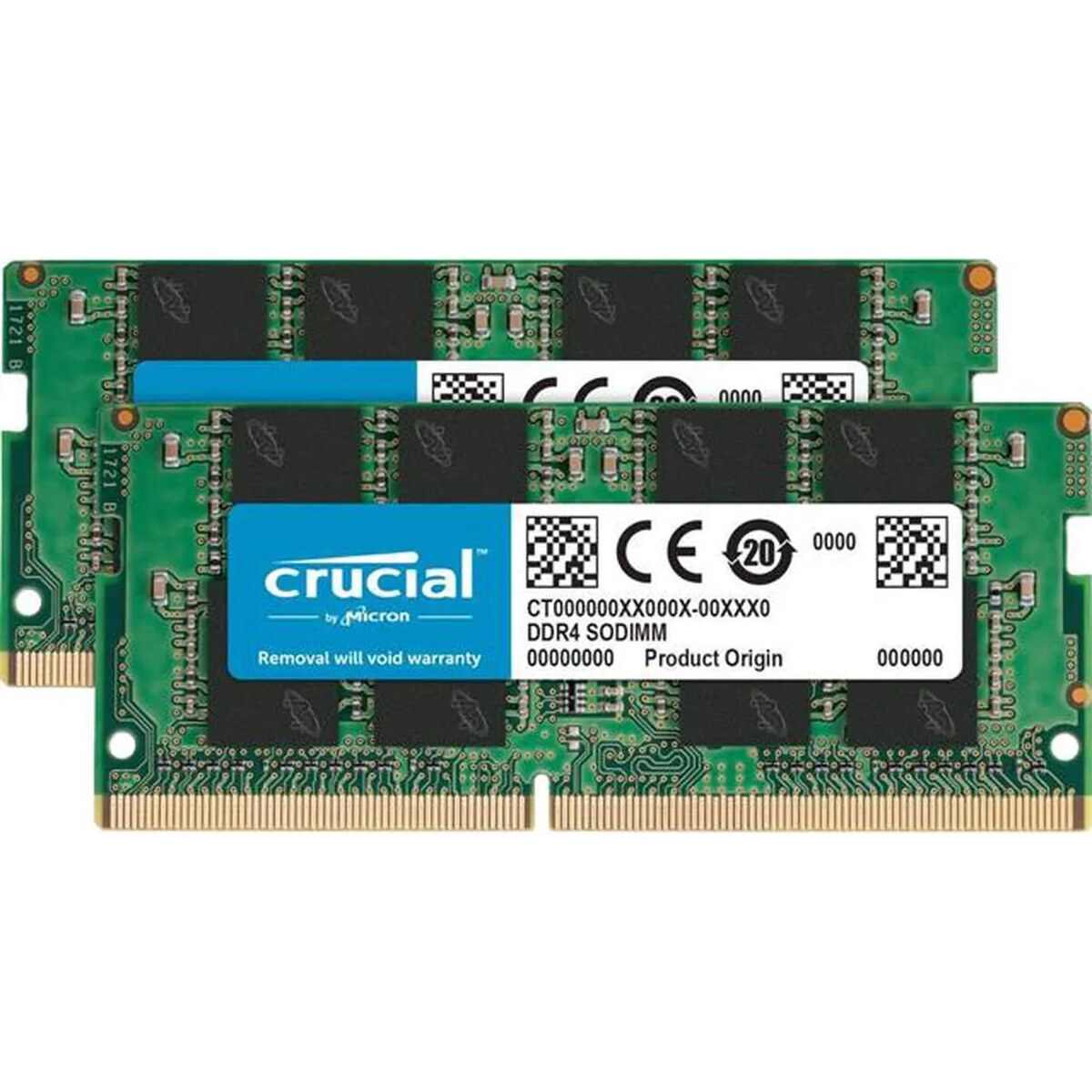 Memoria RAM Laptop Crucial 64GB (2 x 32GB) DDR4 3200 MHz CL22