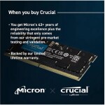 Memoria RAM Laptop Crucial Classic 32GB (1 x 32GB) 262-Pin DDR5 4800 MHz CL40 - Imagen 8