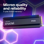 Disco Duro Solido SSD Crucial P510 1 TB PCIe M.2 2280 hasta 10000 MB/s - Imagen 6
