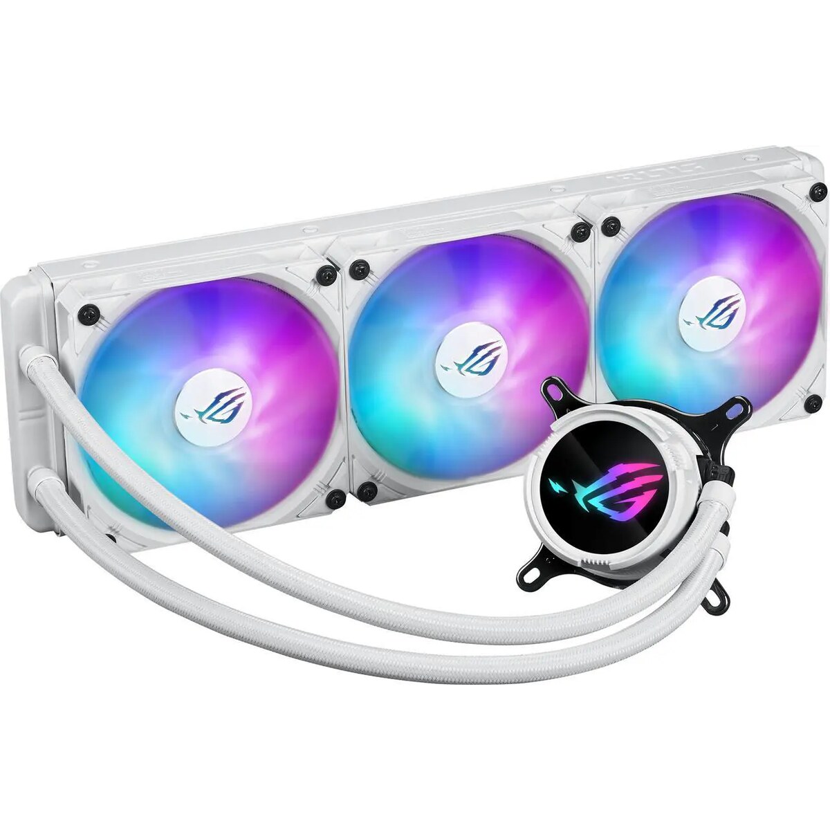 Refrigeración Líquida - ASUS ROG Strix LC III 360 - White - Radiador 360mm - 3 Fans 120mm - AMD AM4/AM5 | Intel LGA 1700/1851