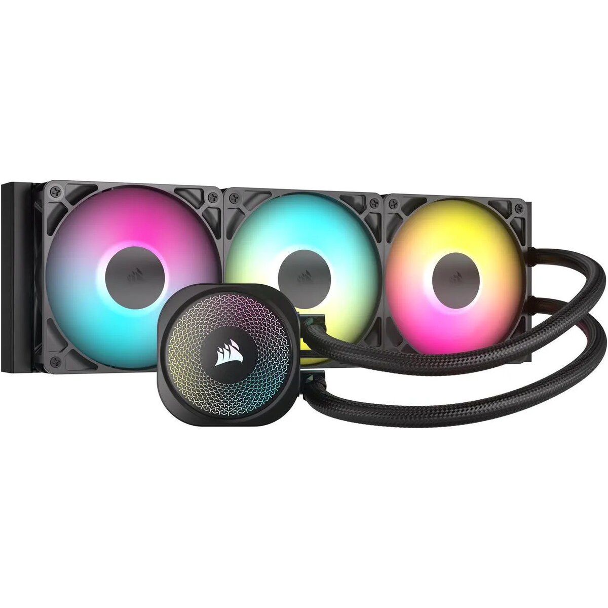 Refrigeración Líquida - Corsair Nautilus 360 RS - Black - Radiador 360mm - 3 Fans 120mm - AMD AM4/AM5 | Intel LGA 1700/1851