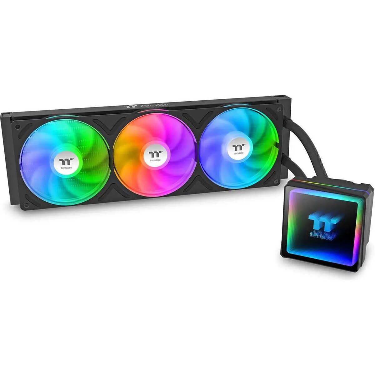 Refrigeración Líquida - Thermaltake TH360 V3 - Black - Radiador 360mm - 3 Fans 120mm - AMD AM4/AM5 | Intel LGA 1700/1851