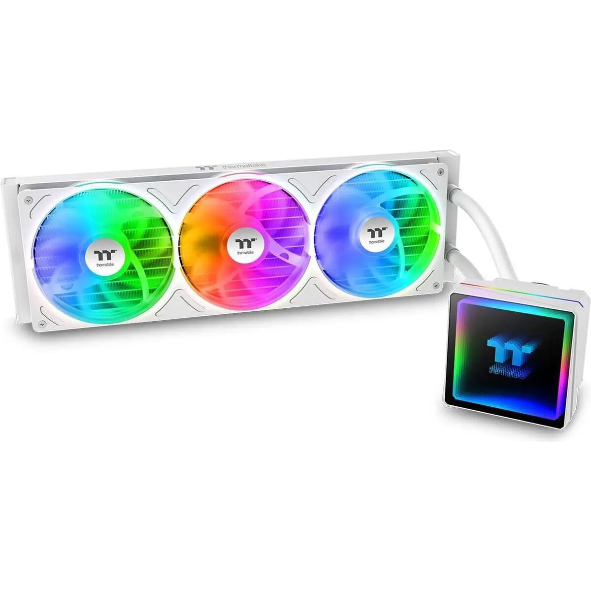 Refrigeración Líquida - Thermaltake TH360 V3 - White - Radiador 360mm - 3 Fans 120mm - AMD AM4/AM5 | Intel LGA 1700/1851