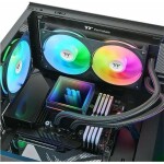 Refrigeración Líquida - Thermaltake TH240 V3 - Black - Radiador 240mm - 2 Fans 120mm - AMD AM4/AM5 | Intel LGA 1700/1851 - Imagen 5