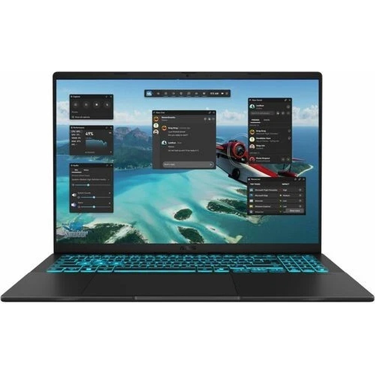 Asus V16 16" 144Hz WUXGA – Intel Core 7 240H – 32GB DDR5 – NVIDIA GeForce RTX 5060 8GB – 1TB SSD