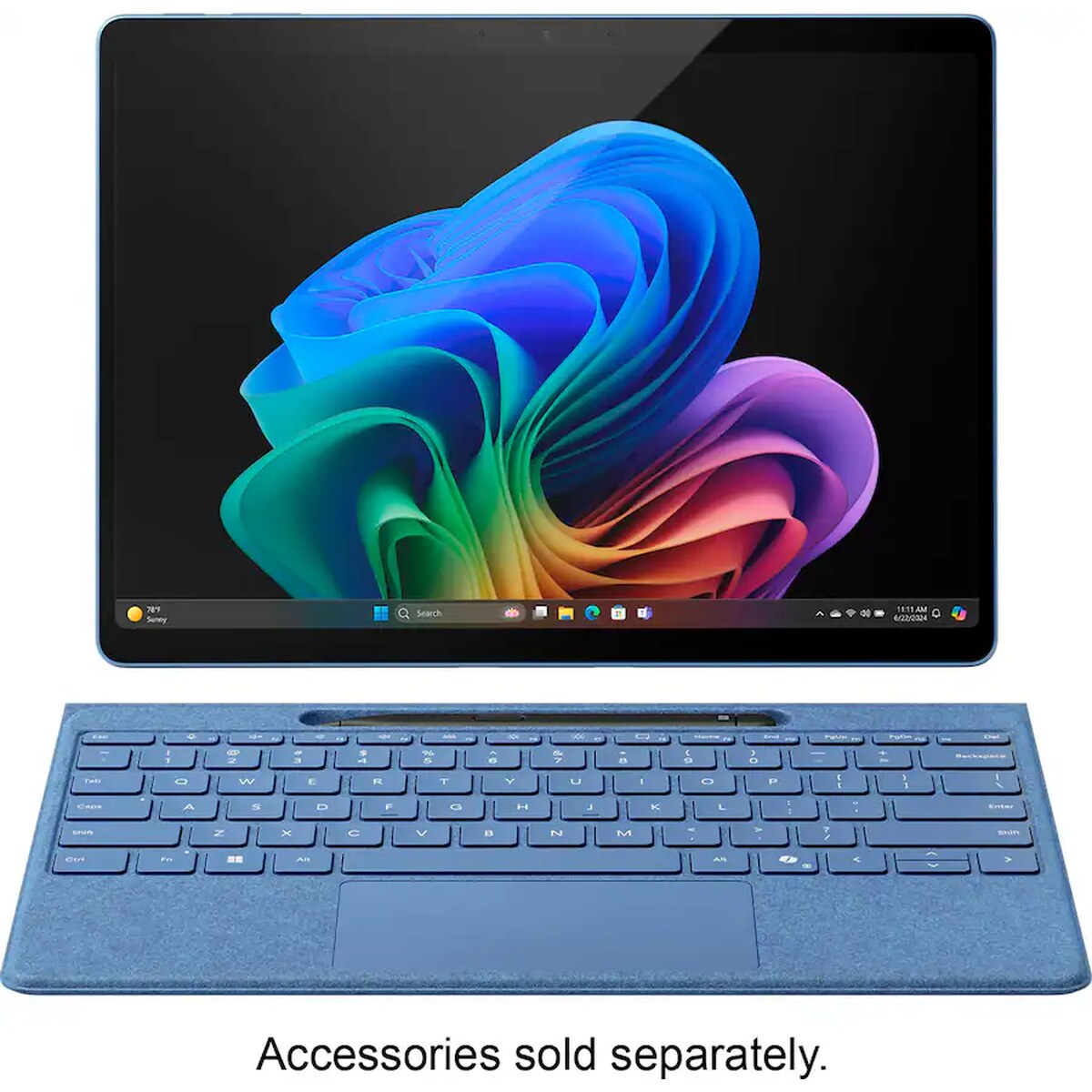 Microsoft Surface Pro Laptop 13" LCD Touchscreen  –  Snapdragon X Plus – 16GB DDR5 – 512GB SSD – Sapphire