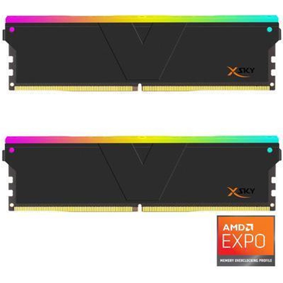 Memoria RAM V-Color Manta XSky 32 GB (2 x 16 GB) DDR5 6400MHz CL32 Negra