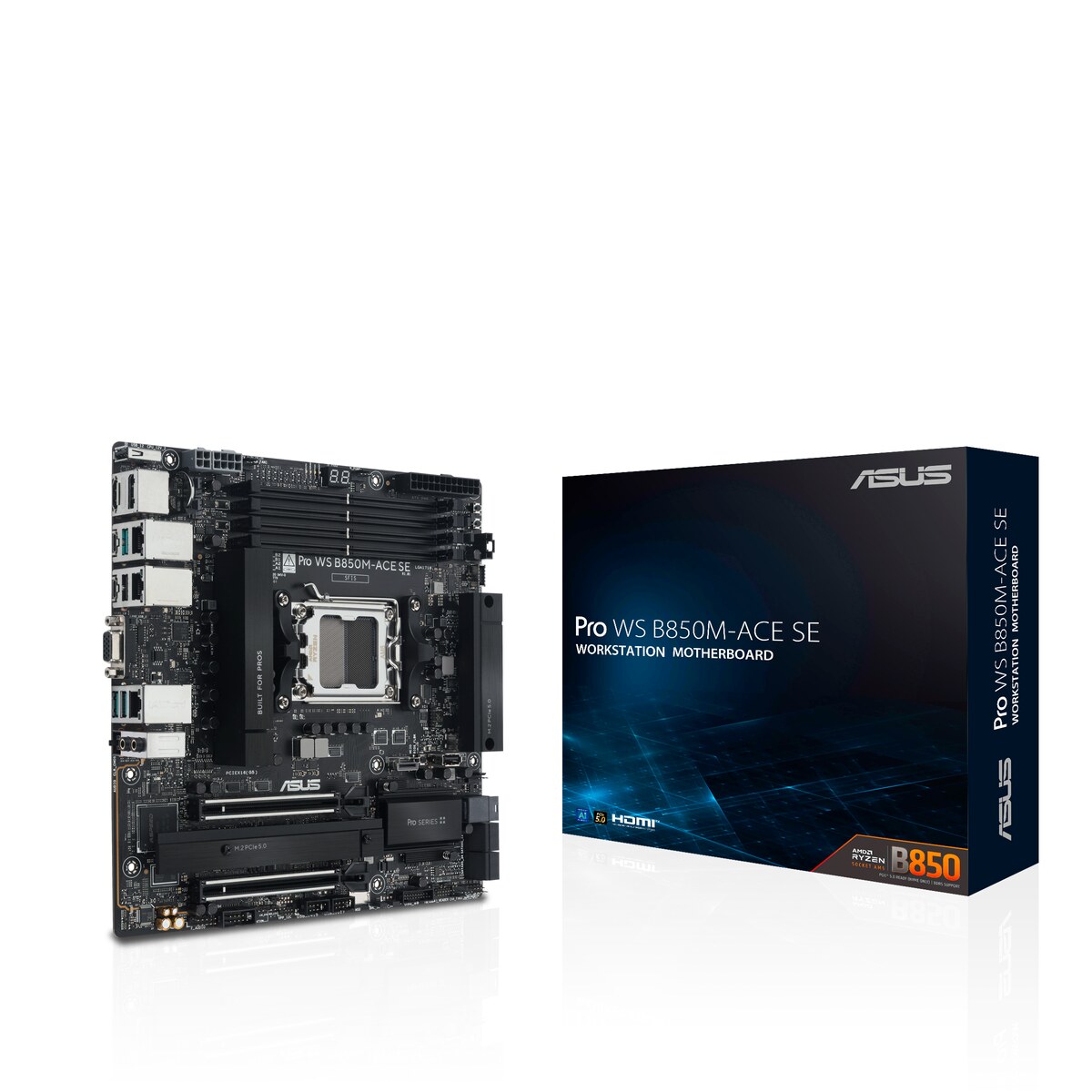 Motherboard ASUS Pro WS B850M-ACE SE Socket AM5 Micro ATX