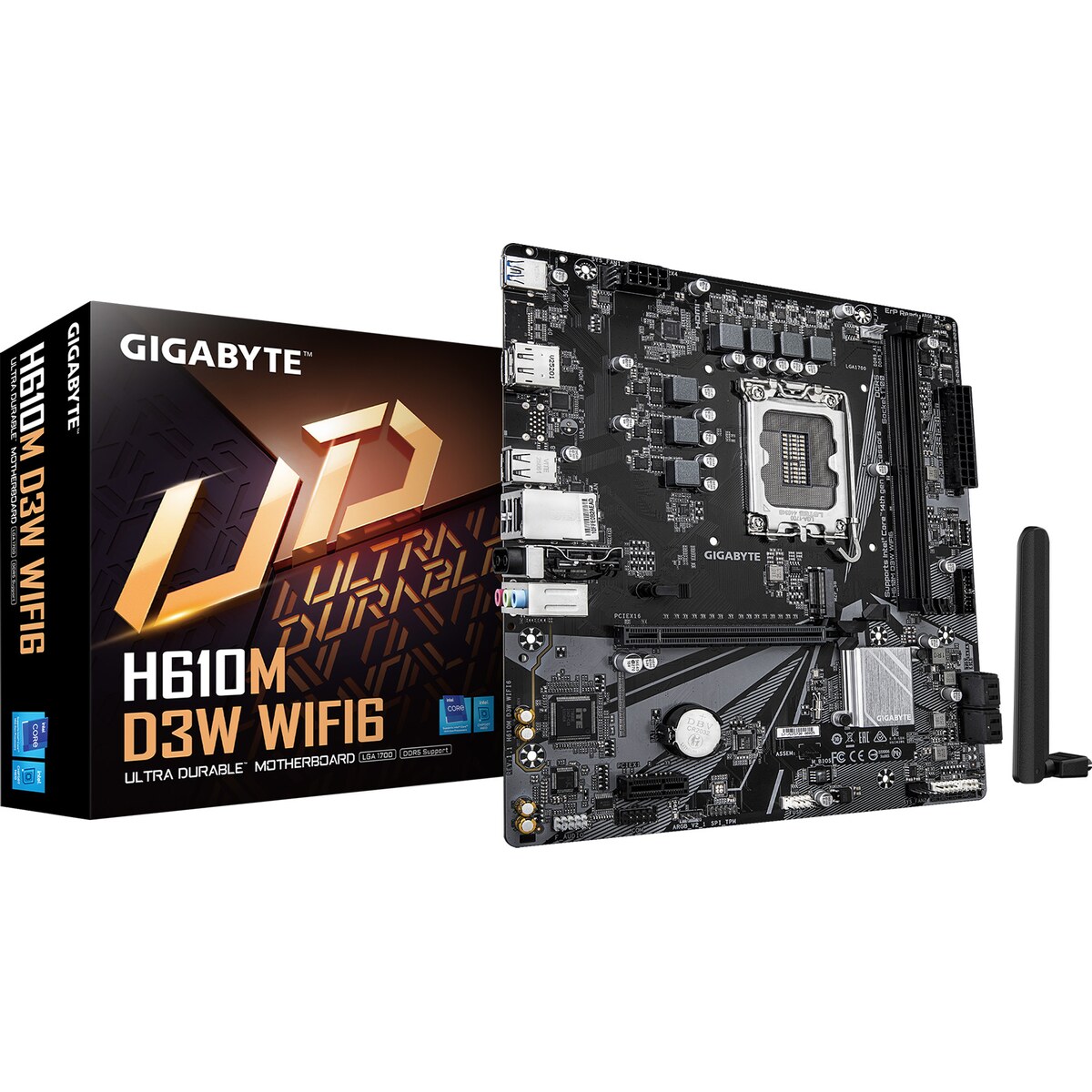 Motherboard GIGABYTE H610M D3W WIFI6 Socket LGA 1700 Micro ATX
