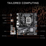 Motherboard GIGABYTE H610M D3W WIFI6 Socket LGA 1700 Micro ATX - Imagen 7
