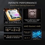 Motherboard GIGABYTE X870E AERO X DK WOOD Socket AM5 ATX - Imagen 2