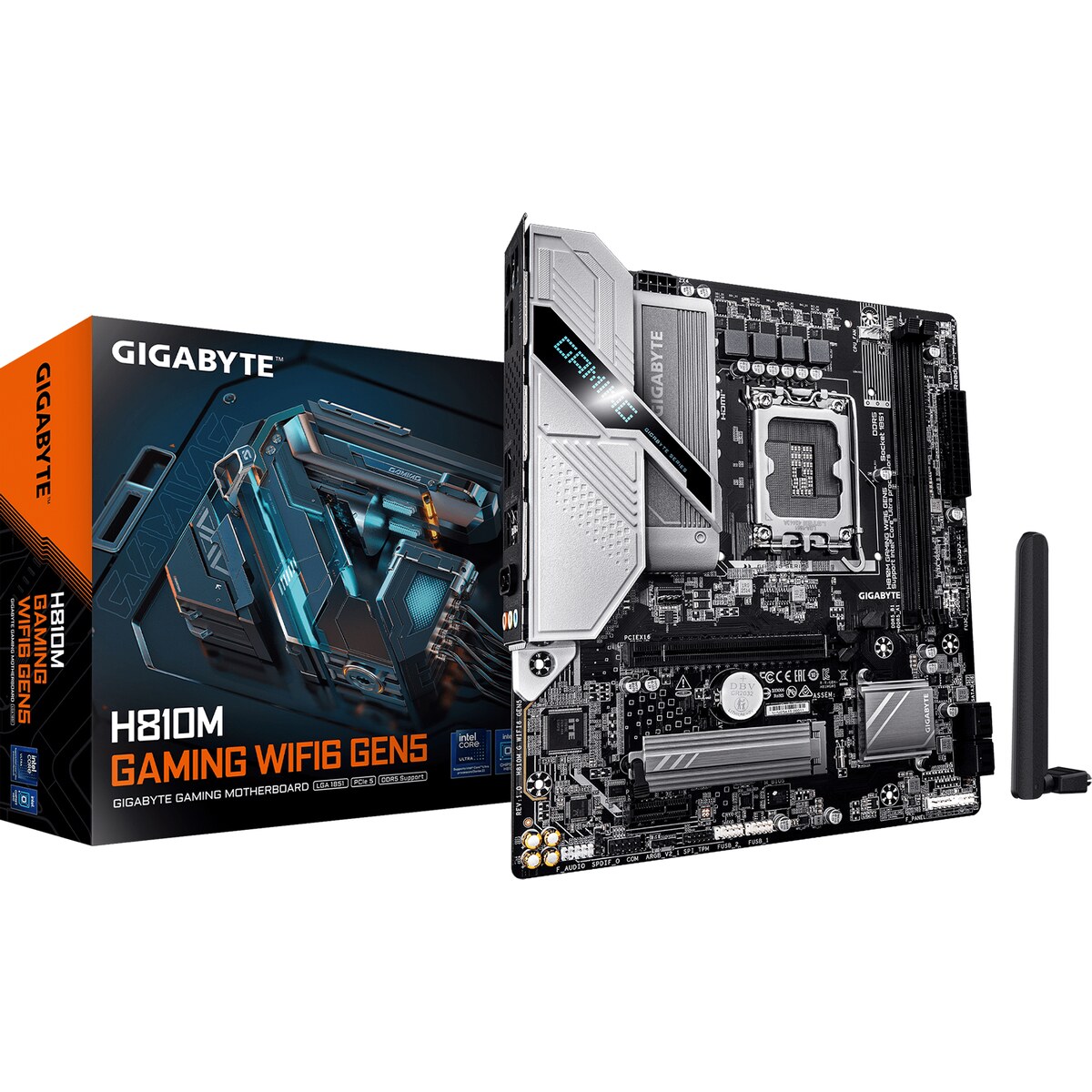 Motherboard GIGABYTE H810M G WIFI6 GEN5 Socket LGA 1851 Micro ATX