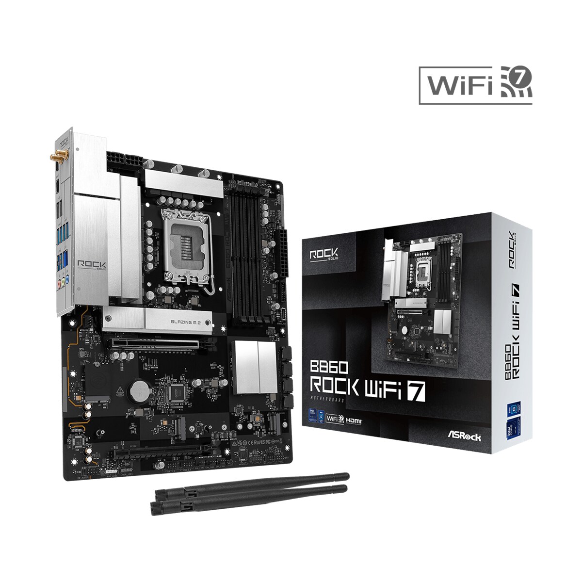 Motherboard ASRock B860 Rock WiFi 7 Socket LGA 1851 ATX