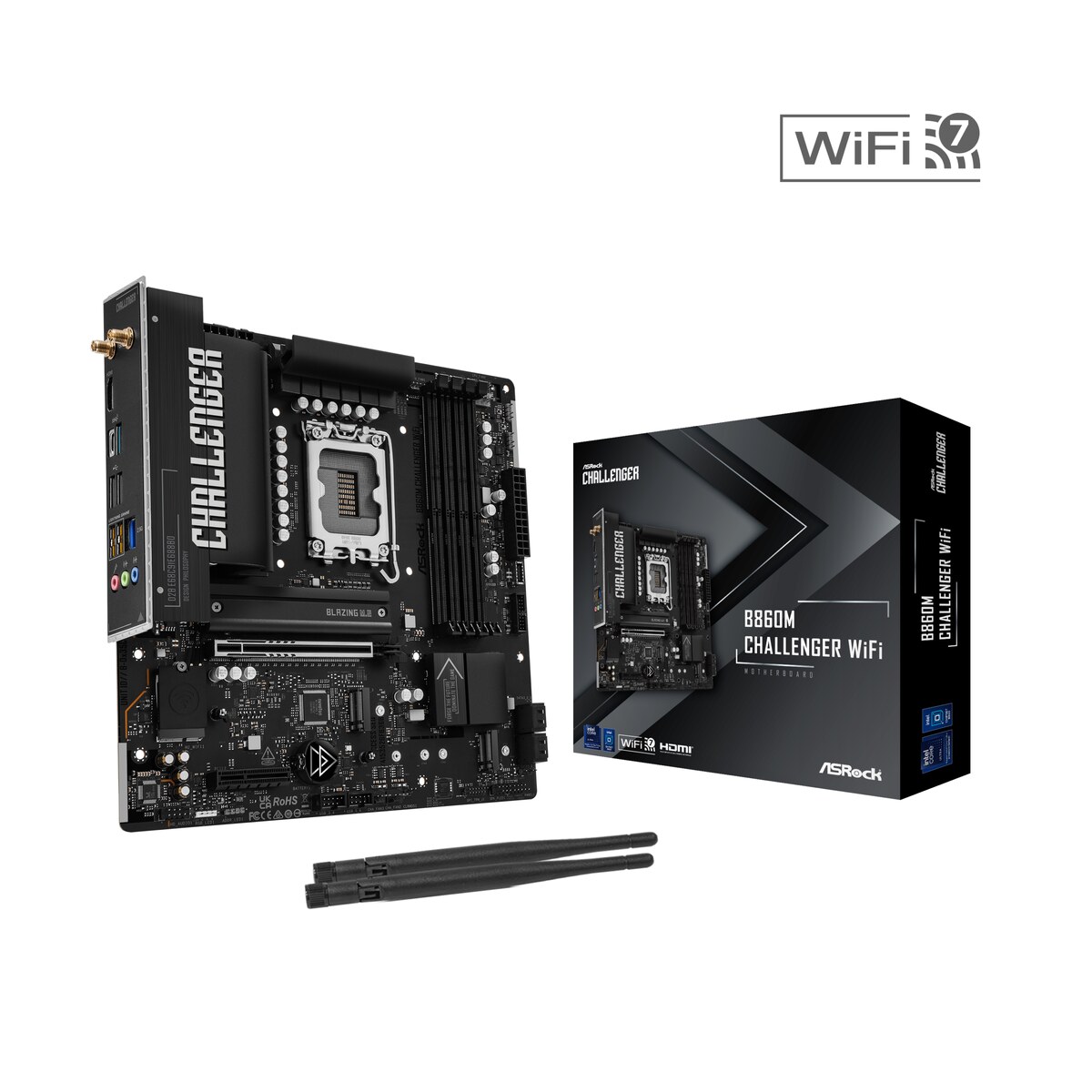 Motherboard ASRock B860M Challenger WiFi Socket LGA 1851 Micro ATX