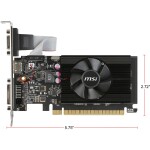 Tarjeta de video MSI GeForce GT 710 2GB DDR3 Low Profile - Imagen 2