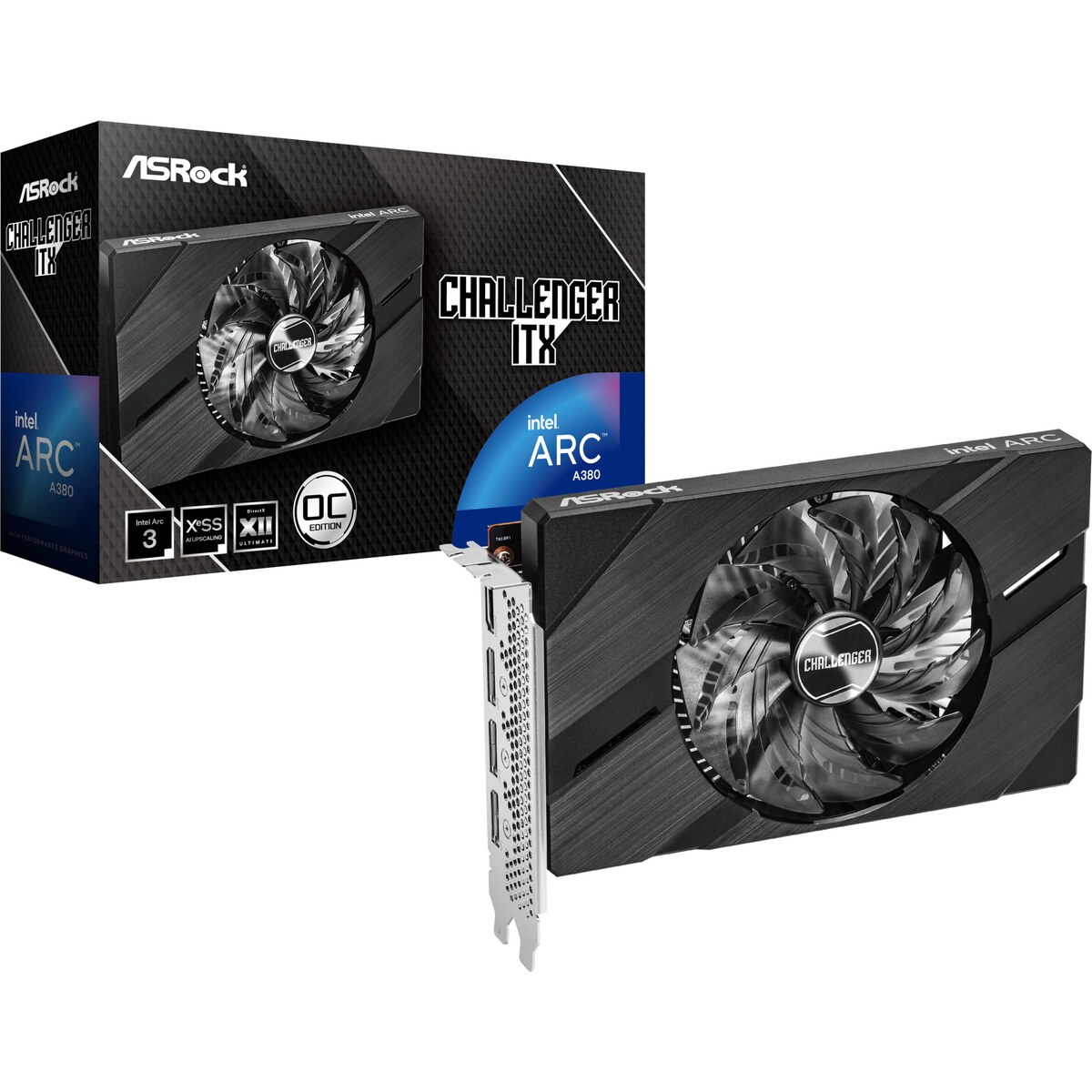 Tarjeta de video ASRock Challenger OC Arc A380 6 GB