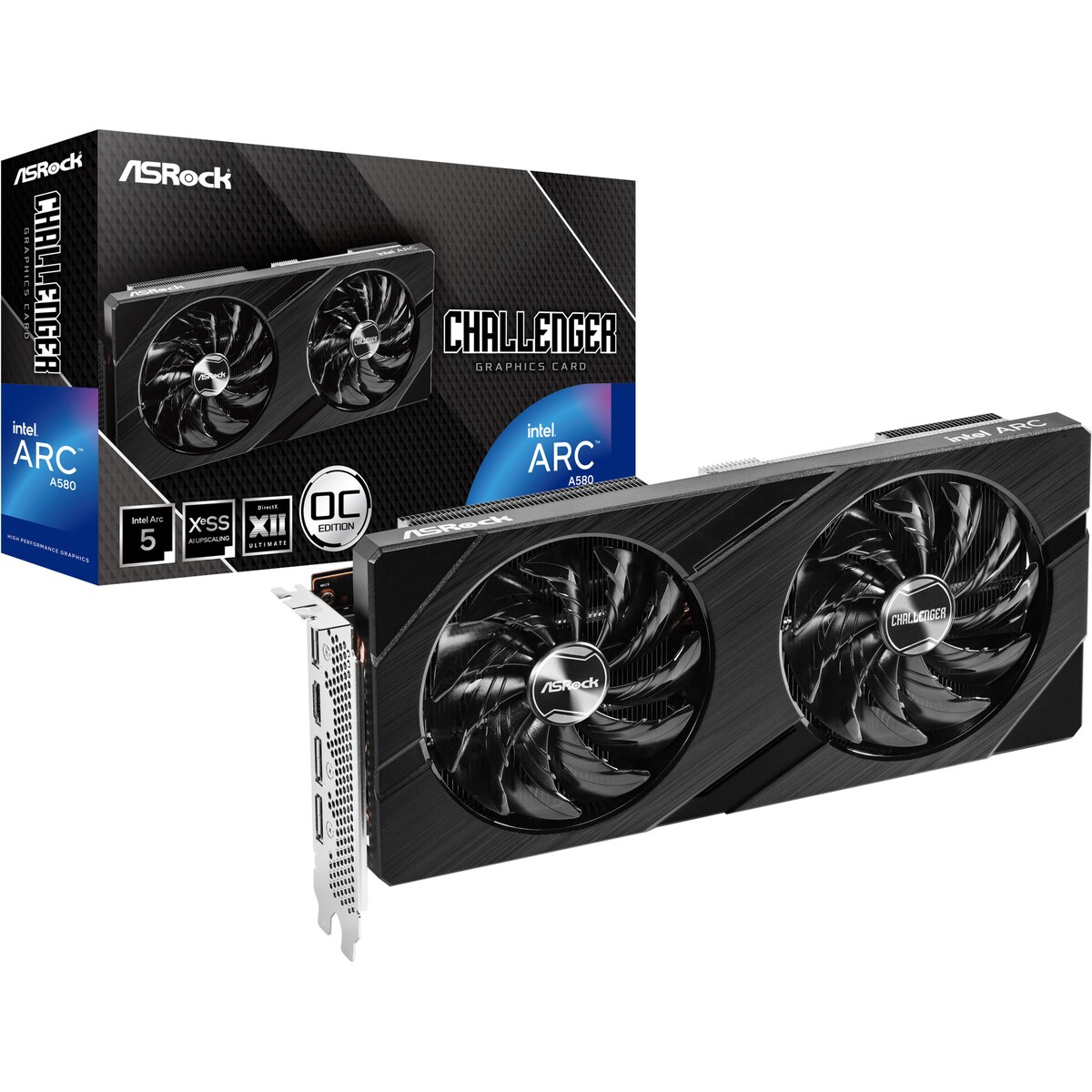 Tarjeta de video ASRock Challenger Arc A580 8GB
