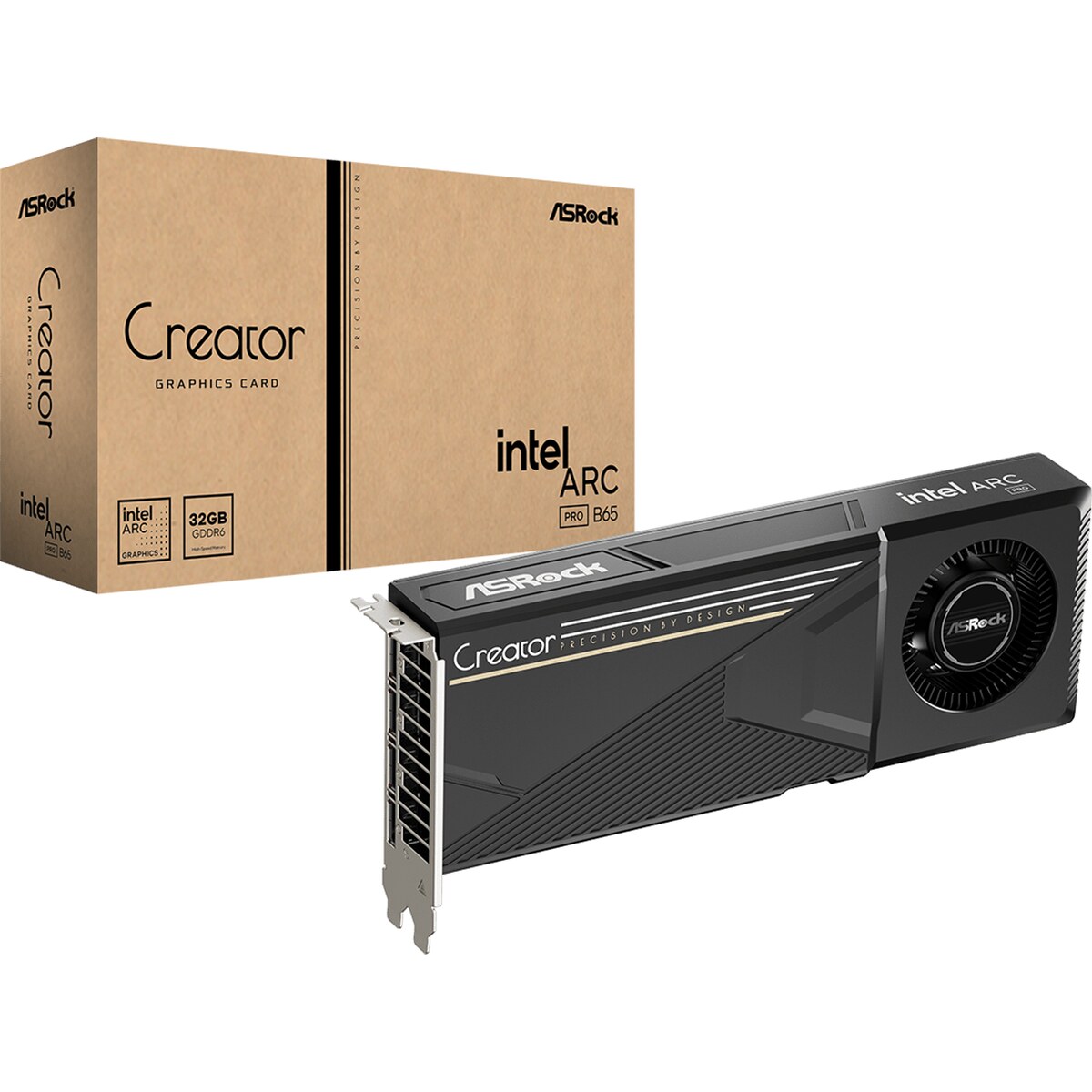 Tarjeta de video ASRock Creator Arc Pro B65 32 GB