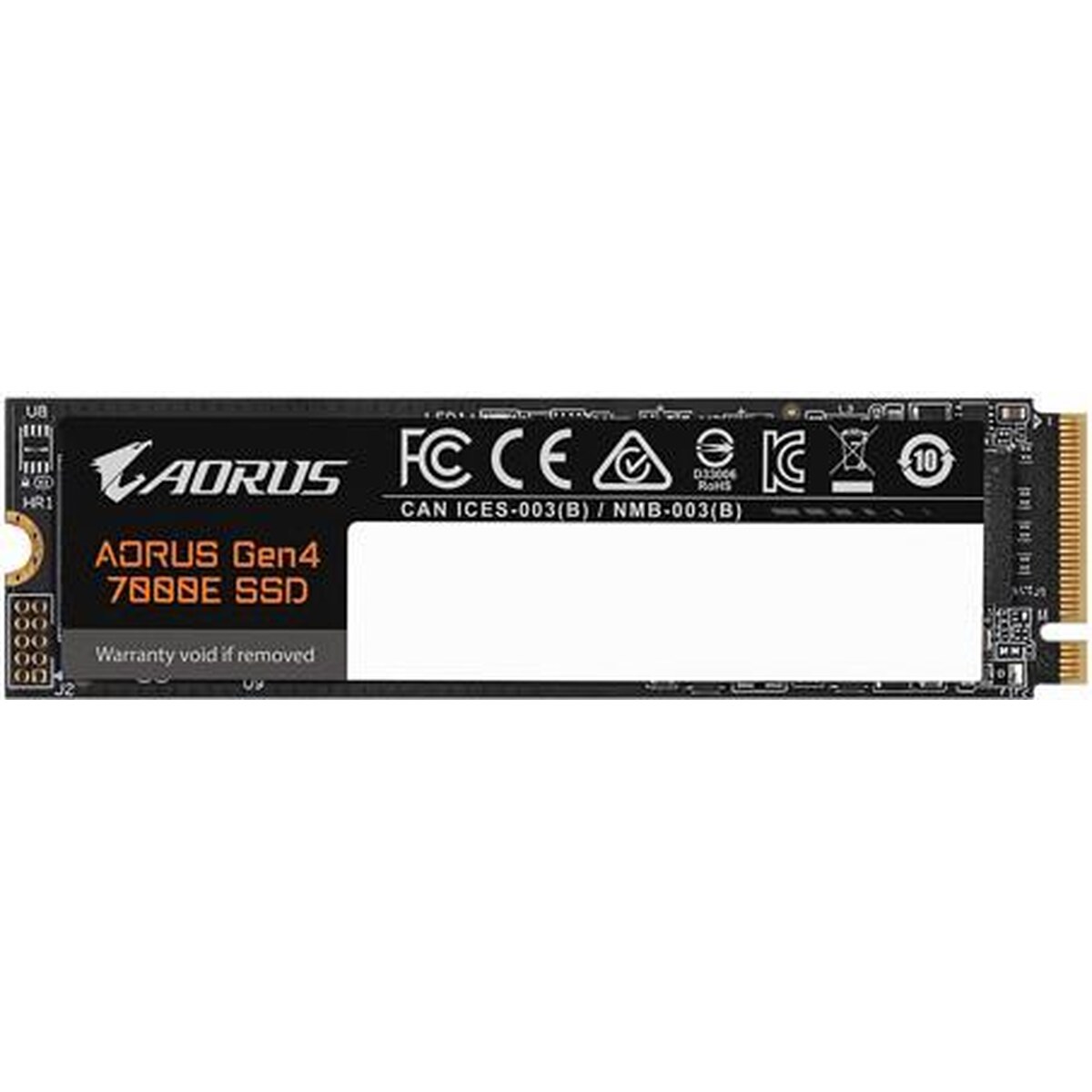 Disco Duro Solido SSD GIGABYTE AORUS Gen4 7000E 1TB PCI-Express Gen 4.0 x4 M.2 2280 hasta 7100 MB/s