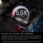 Disco Duro Solido SSD SanDisk Optimus GX PRO 8100 1TB con Heatsink PCI-Express Gen 5.0 x4 M.2 2280 hasta 14900 MB/s - Imagen 4