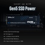 Disco Duro Solido SSD PNY CS2150 4TB PCI-Express Gen 5.0 x4 M.2 2280 hasta 9200 MB/s - Imagen 4