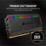 Memoria RAM Corsair Dominator Platinum RGB 64 GB (2 x 32 GB) DDR5 6600MHz CL32 Negra - Imagen 4