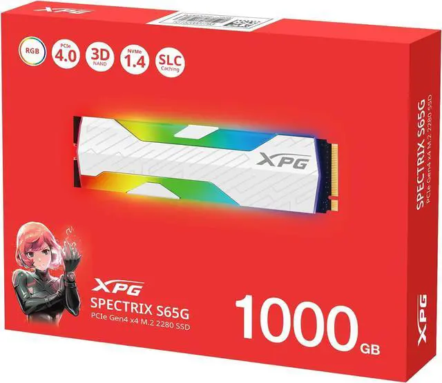 Disco Duro Solido SSD XPG SSPECTRIXS65G-1000G-CI 1 TB PCIe Gen 4.0 x4 M.2 2280 hasta 6000 MB/s