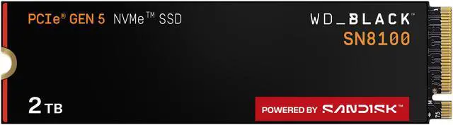 Disco Duro Solido SSD Western Digital WDS200T1X0M-00CMT0 2 TB PCIe Gen 5.0 x4 M.2 2280 hasta 14900 MB/s
