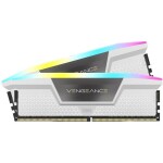 Memoria RAM CORSAIR Vengeance RGB 16GB (2 x 8GB) 288-Pin DDR5 6000 MHz CL36 – White - Imagen 2