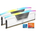 Memoria RAM CORSAIR Vengeance RGB 32GB (2 x 16GB) 288-Pin DDR5 6000 MHz CL36 – White