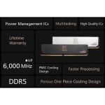 Memoria RAM TeamGroup T-CREATE EXPERT 32GB (2 x 16GB) 288-Pin DDR5 6000 MHz CL38 – Black - Imagen 5