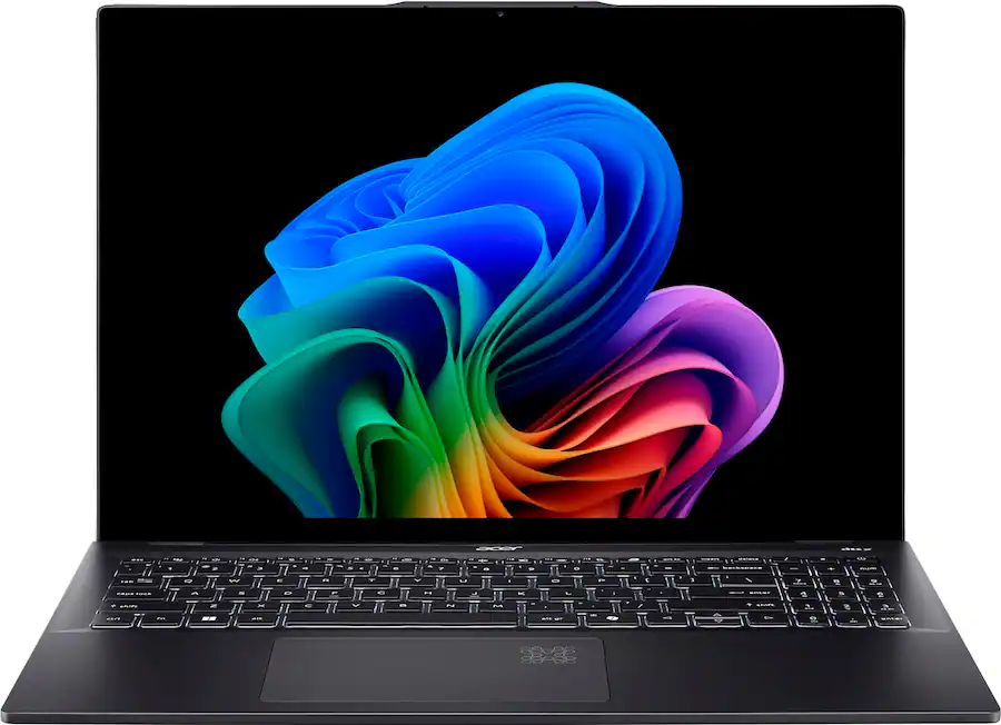 Acer Swift 16 AI 16" 3K OLED Touch Screen –  Intel Core Ultra 7 256V – 16GB LPDDR5X – 1TB SSD – Ice Black