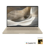 ASUS Zenbook A14 14" FHD+ OLED Touch Laptop 60Hz – Qualcomm Snapdragon X2 Elite – 16GB LPDDR5X – 512GB SSD – Beige - Imagen 2