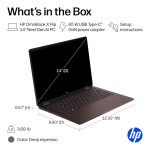 HP OmniBook X Flip 2-in-1 14" 2K OLED 120Hz Touch Screen – AMD Ryzen AI 5 430 – 16GB DDR5 – 512GB SSD - Deep Espresso - Imagen 4