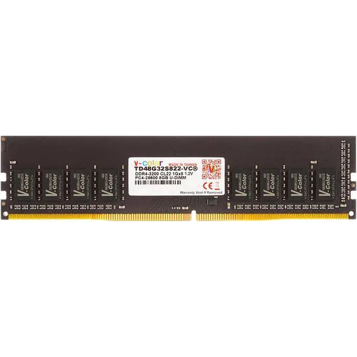 Memoria RAM V-Color Standard Series 8GB DDR4 3200MHz CL22 U-DIMM