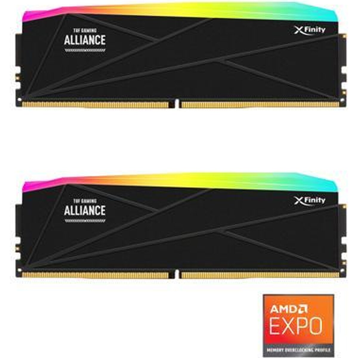 Memoria RAM V-Color TUF GAMING ALLIANCE 64 GB (2 x 32 GB) DDR5 6400MHz CL32 Negra