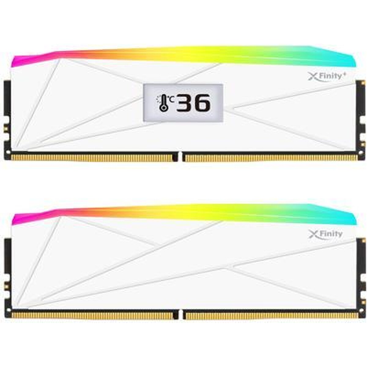 Memoria RAM V-Color Xfinity + 32 GB (2 x 16 GB) DDR5 8000MHz CL40 Blanca