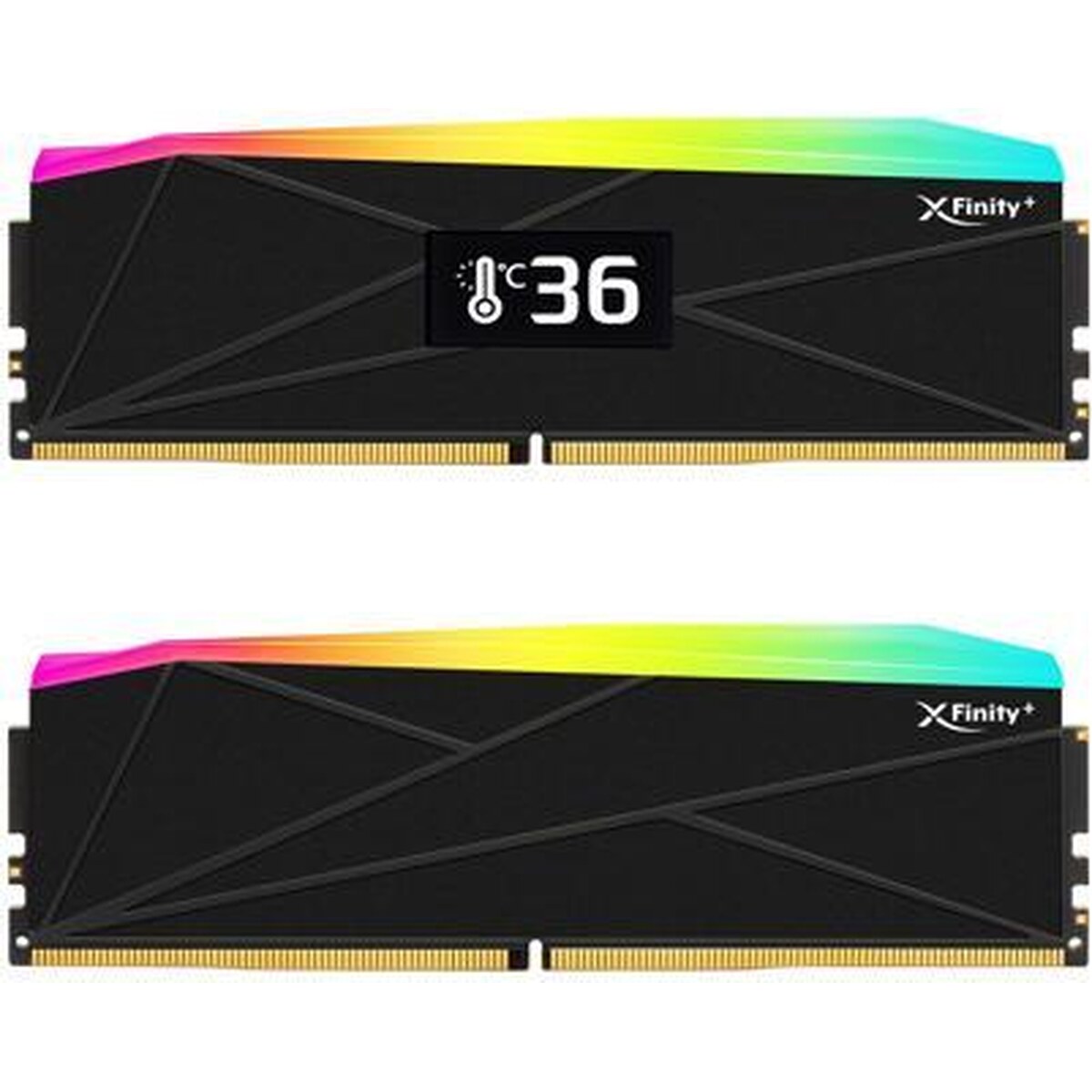Memoria RAM V-Color Xfinity + 32 GB (2 x 16 GB) DDR5 6000MHz CL30 Negra