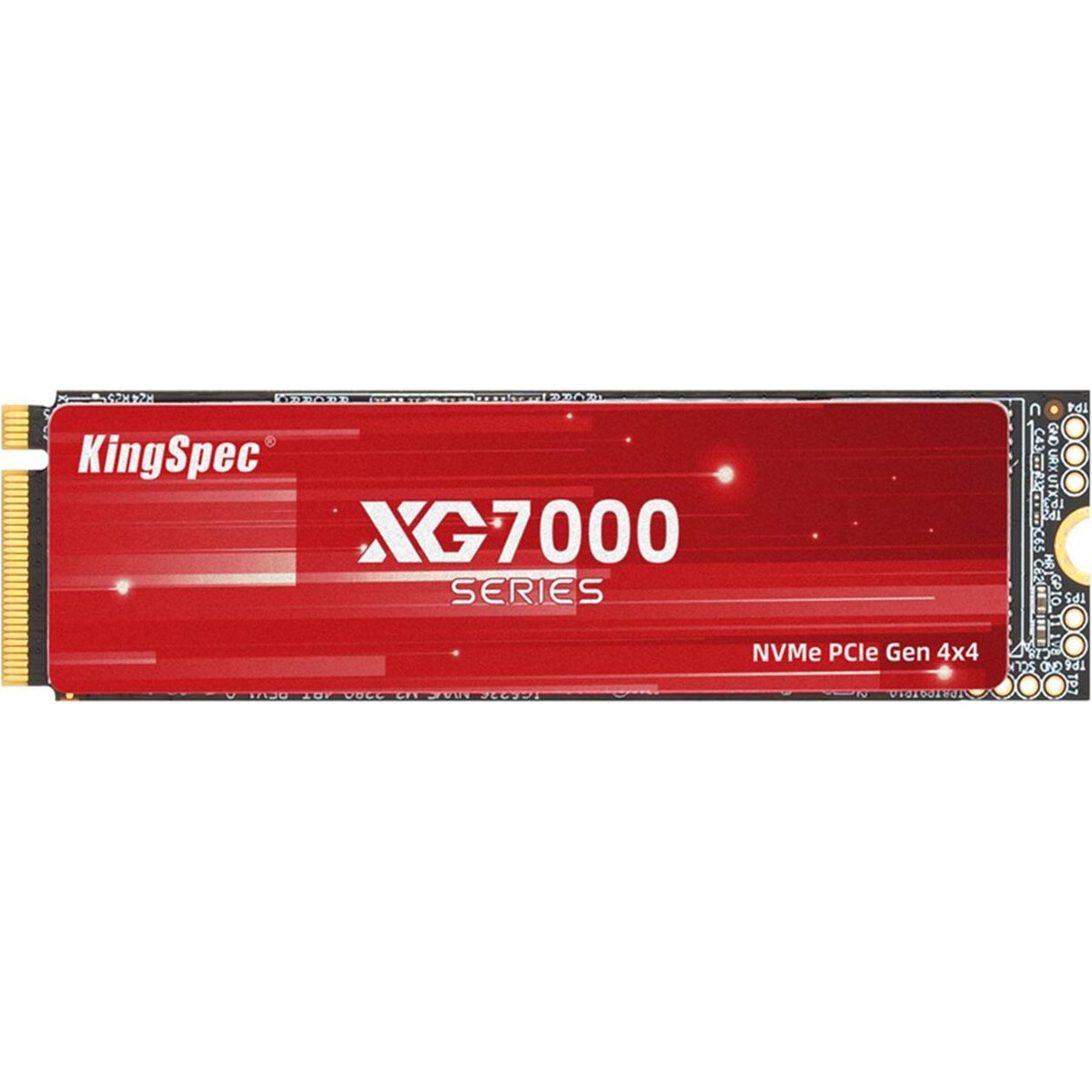 Disco Duro Solido SSD KingSpec XG 7000 1TB PCI-Express Gen 4.0 x4 M.2 2280 hasta 7400 MB/s