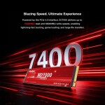 Disco Duro Solido SSD KingSpec XG 7000 1TB PCI-Express Gen 4.0 x4 M.2 2280 hasta 7400 MB/s - Imagen 2