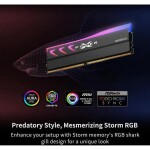 Memoria RAM Silicon Power Storm RGB 32GB (2 x 16GB) 288-Pin DDR5 6000 MHz CL36 – White - Imagen 4