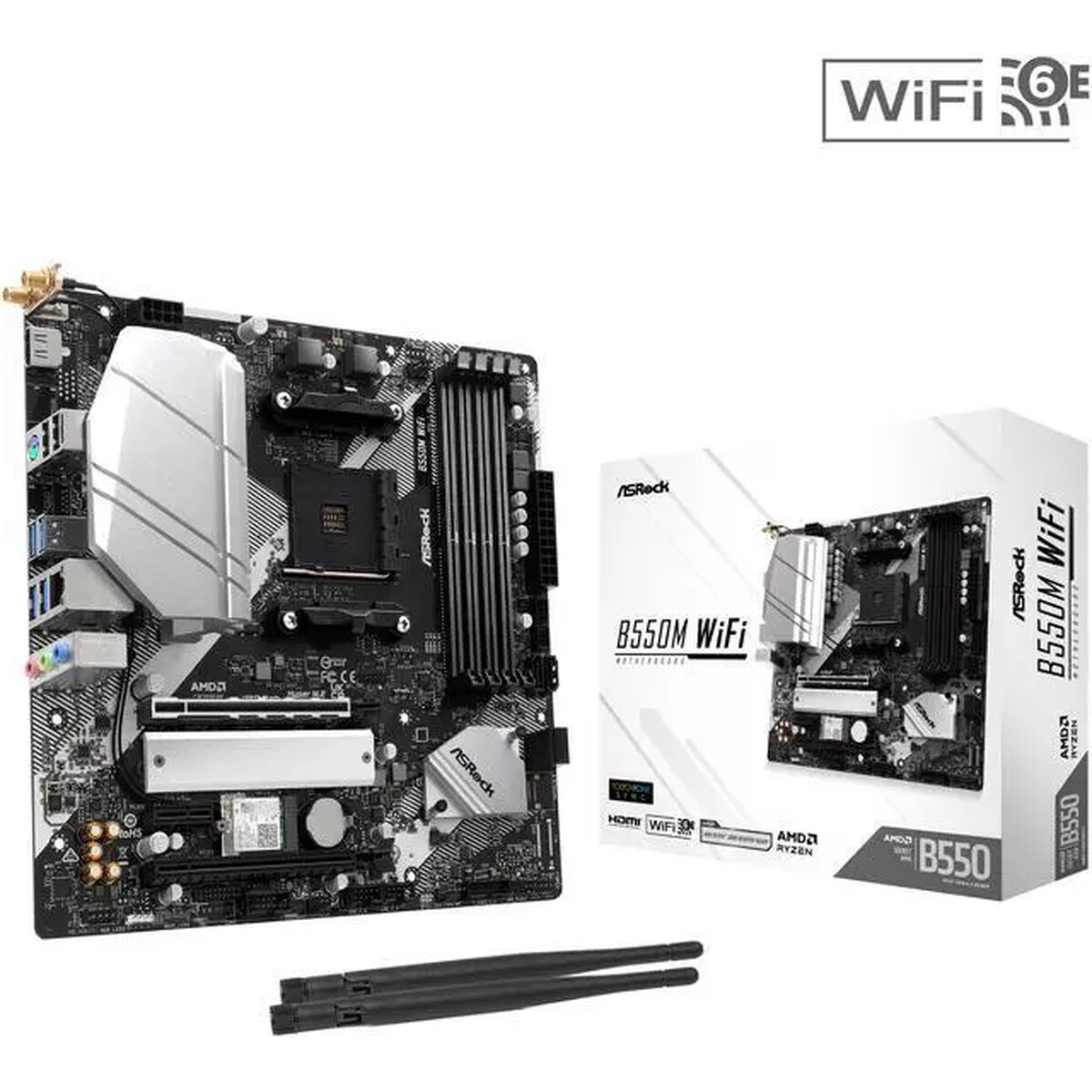 Motherboard ASRock B550M WiFi Socket AM4 Micro ATX
